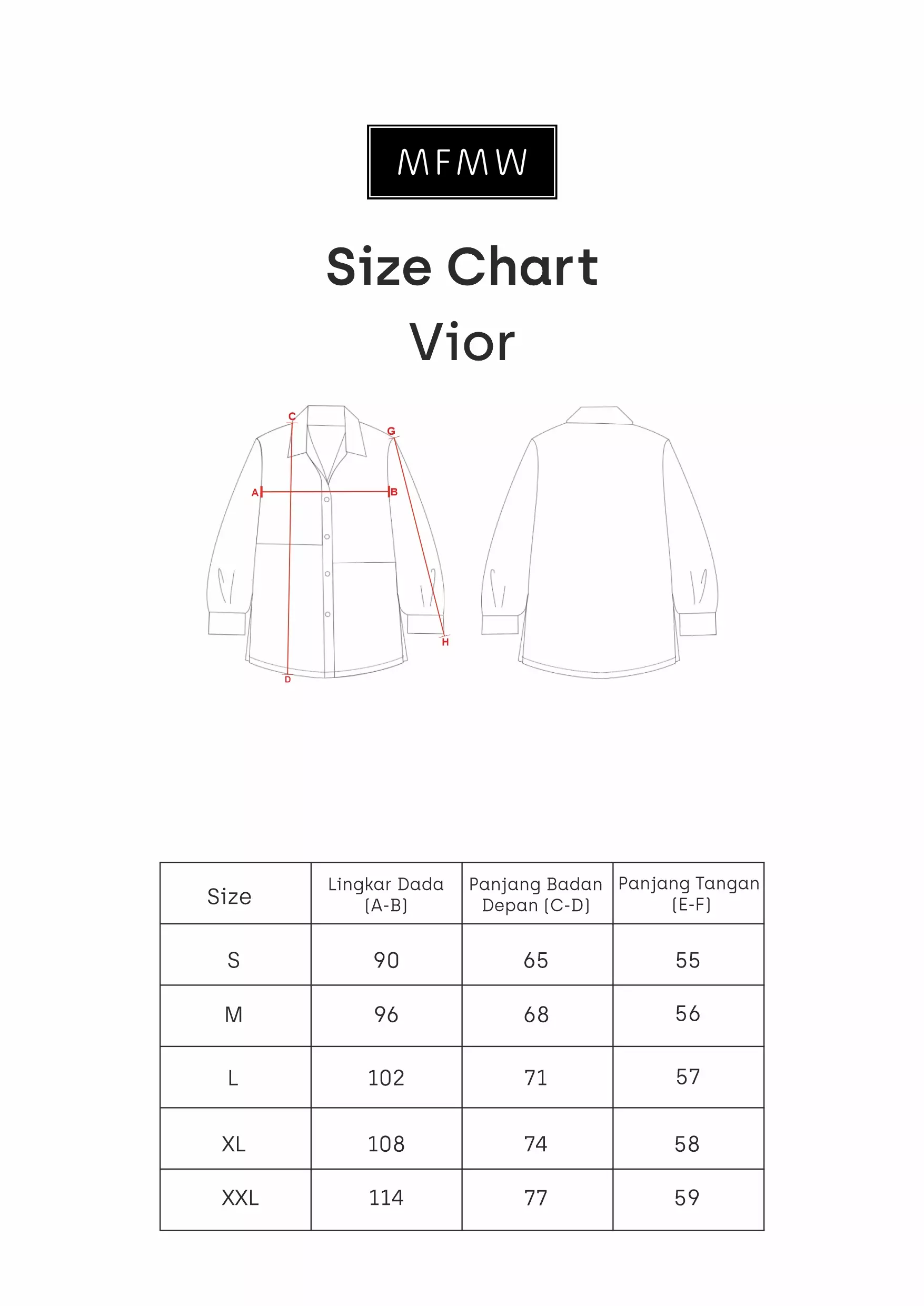 MFMW Vior Atasan Kemeja Broken White Motif Salur