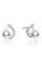 A.Excellence silver Premium Japan Akoya Sea Pearl  6.75-7.5mm U-Shaped Earrings BCA3FAC6AD7161GS_1