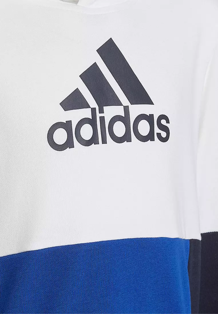 ADIDAS Youth 8 14 Years UNISEX COLOURBLOCK HOODIE TRACK TOP