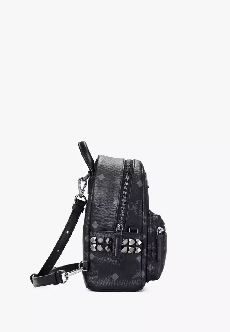 Mcm mini black backpack on sale