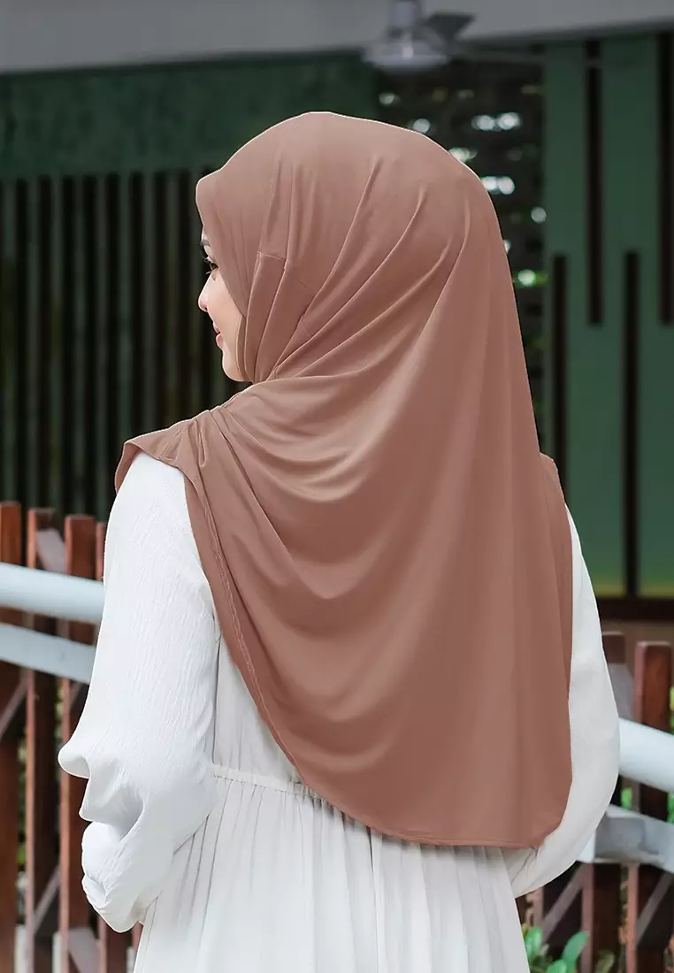 HIJAB INSTAN FATHIA - BROWN
