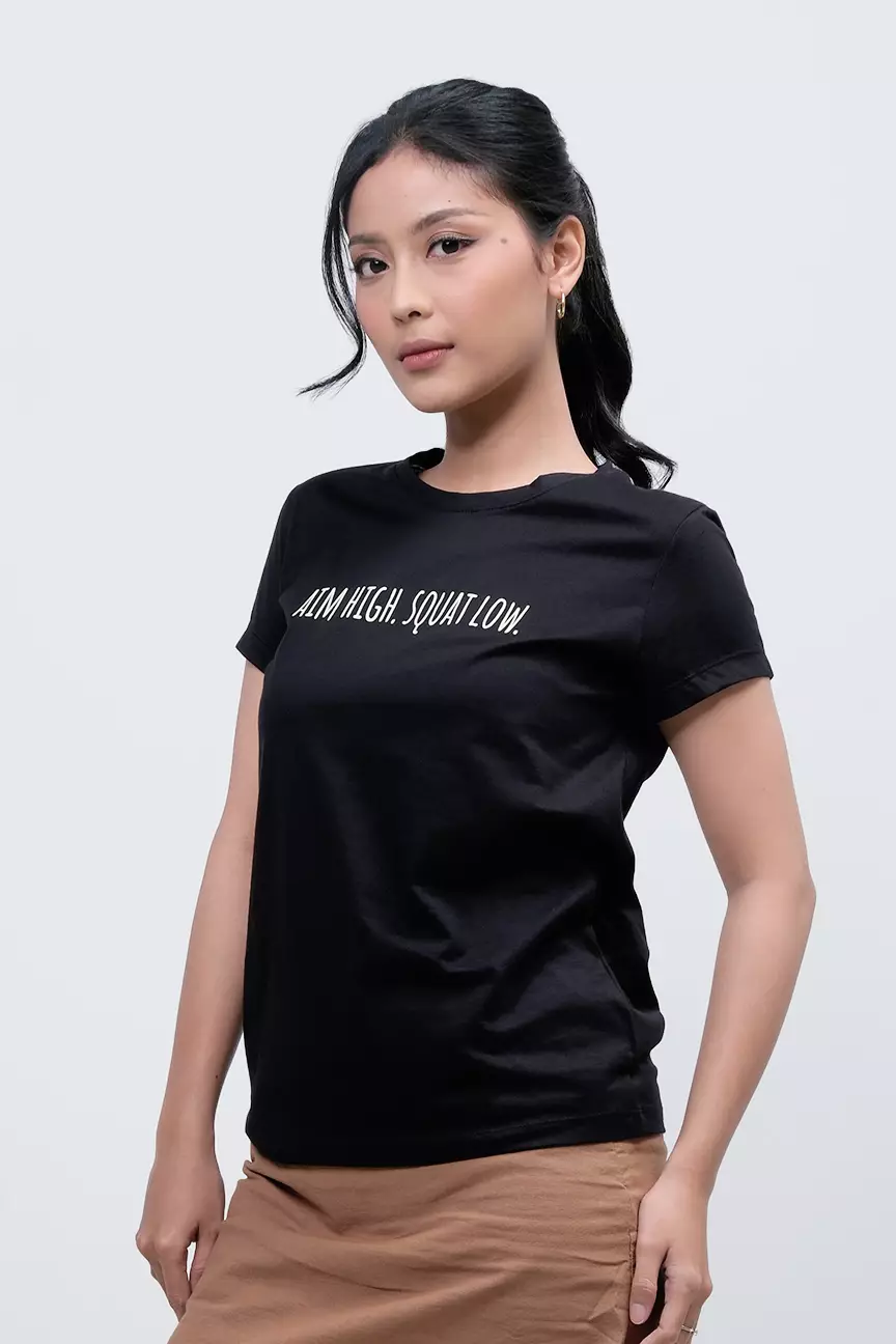 Kaos Wanita Rowena Black