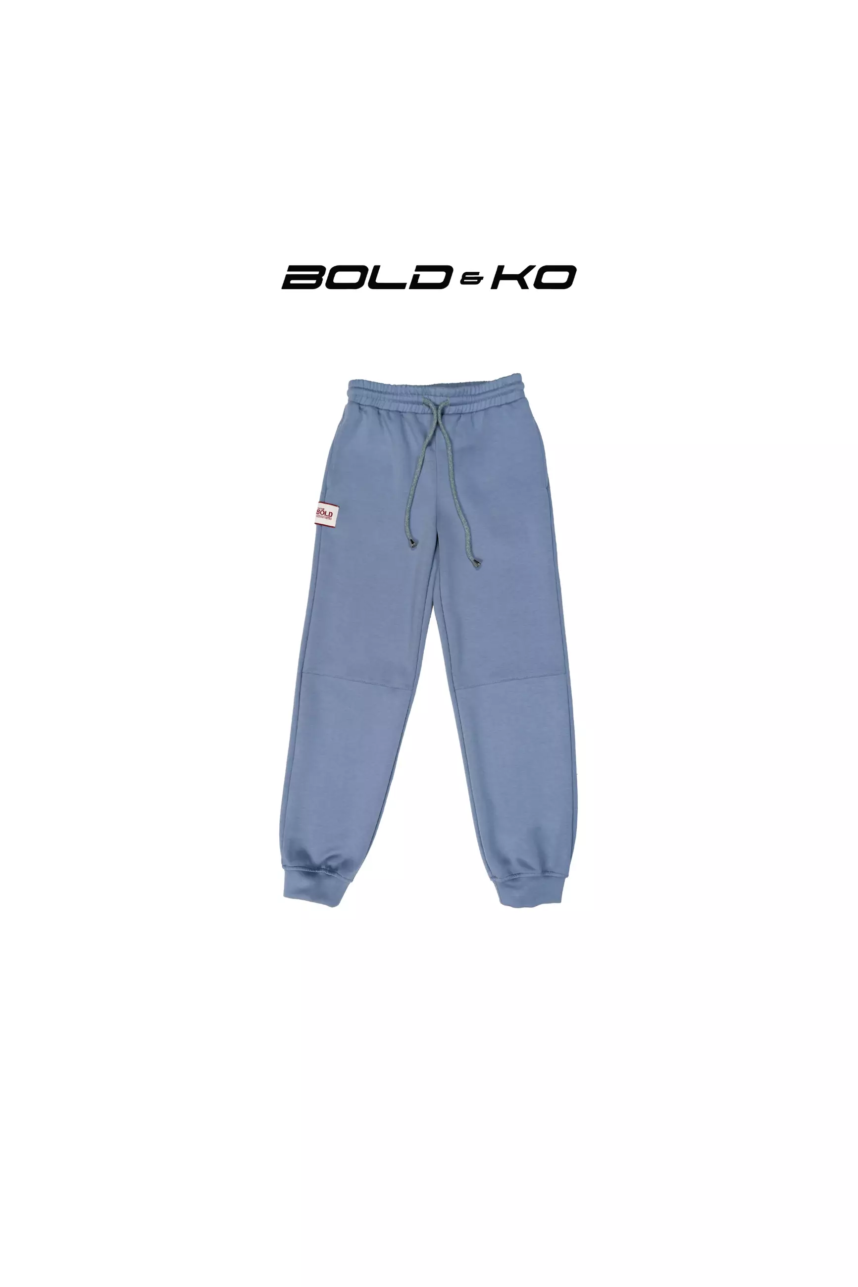 BOLD&KO Bk Limitless Loose Fit Jogger Blue/ Celana Jogger Anak Laki-Laki / Celana Perempuan