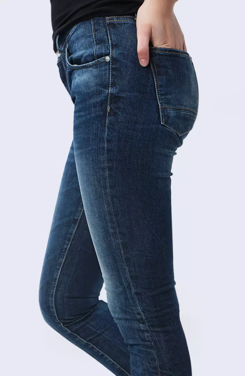 Celana Jeans Wanita  Skinny H2 Series Medium Blue