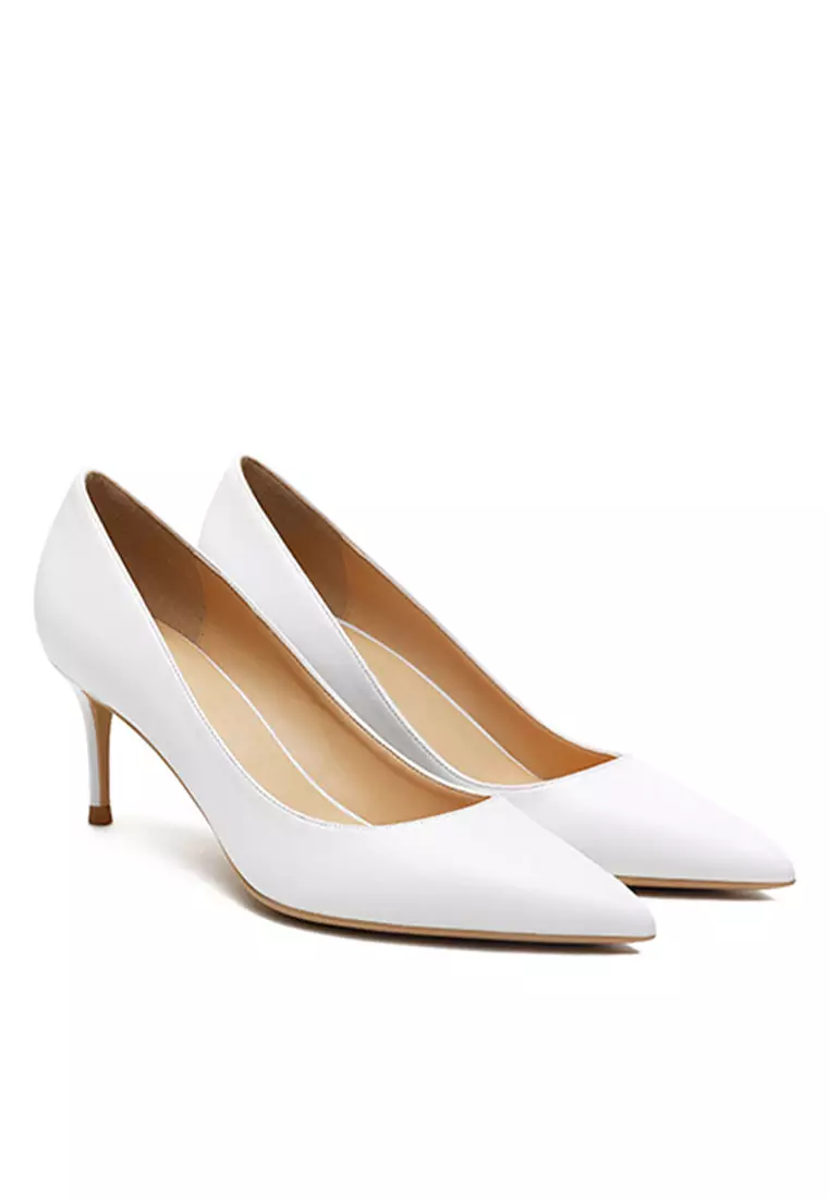 6CM Uniform Pointed High Heel Shoes HZL161