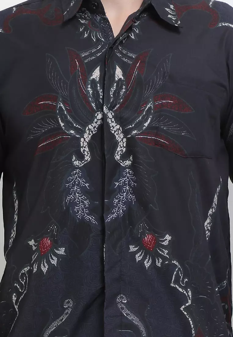 Darmawangsa Kemeja Batik Exclusive Premium Pria Casual Modern Lengan Panjang