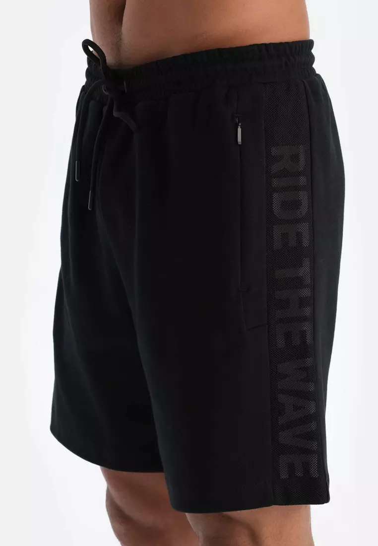 Black Shorts, Regular, Short Leg, Activewear for Men