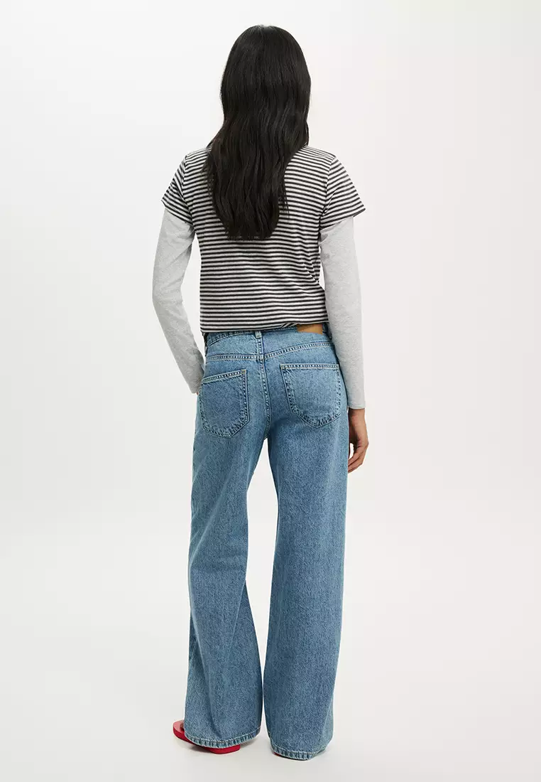 Asia Fit Wide Jeans