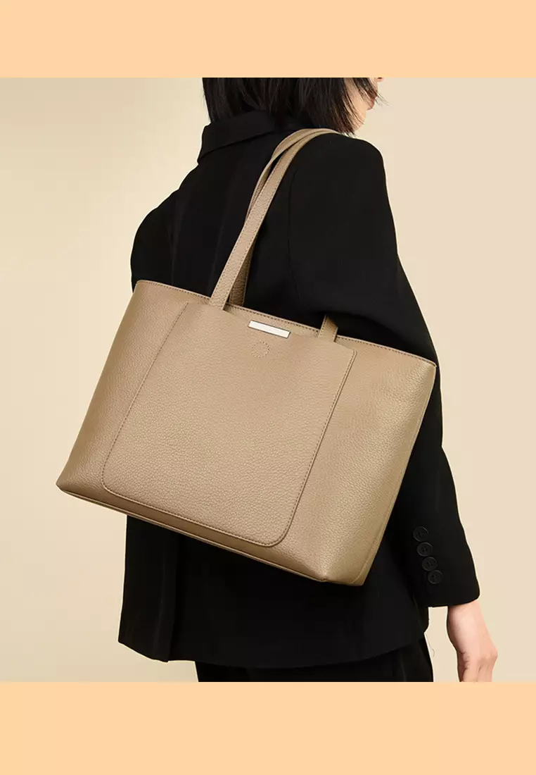 Minimalistic Chic Faux Leather Tote Bag JW HD-H6214