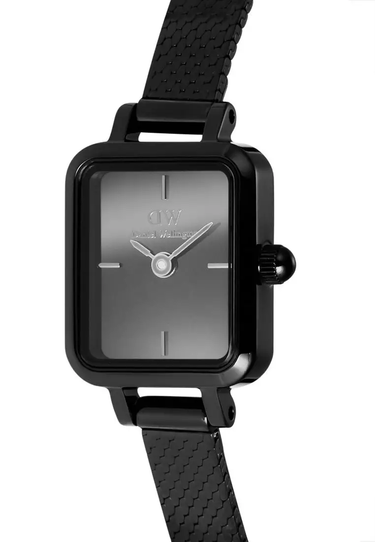 Quadro Mini Reflection Black - Women Watch stainless steel watch DW Official Authentic Original jam tanggan perempuan DW jam tangan