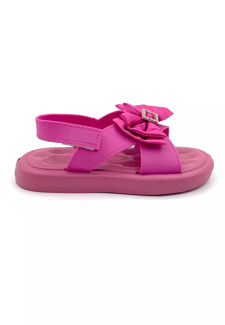 Girls red hot sale flip flops