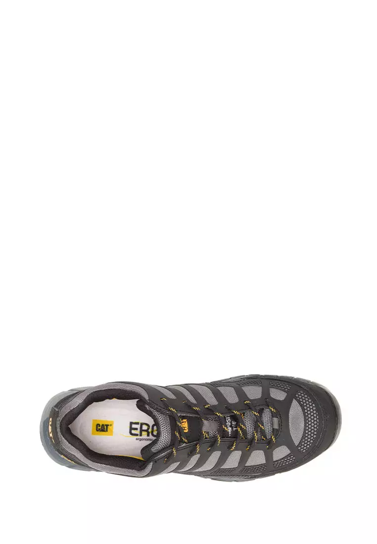Men's Streamline Composite Toe Work Shoes - Med Charcoal/Dark Shadow/Black (P90285) | Safety Shoes