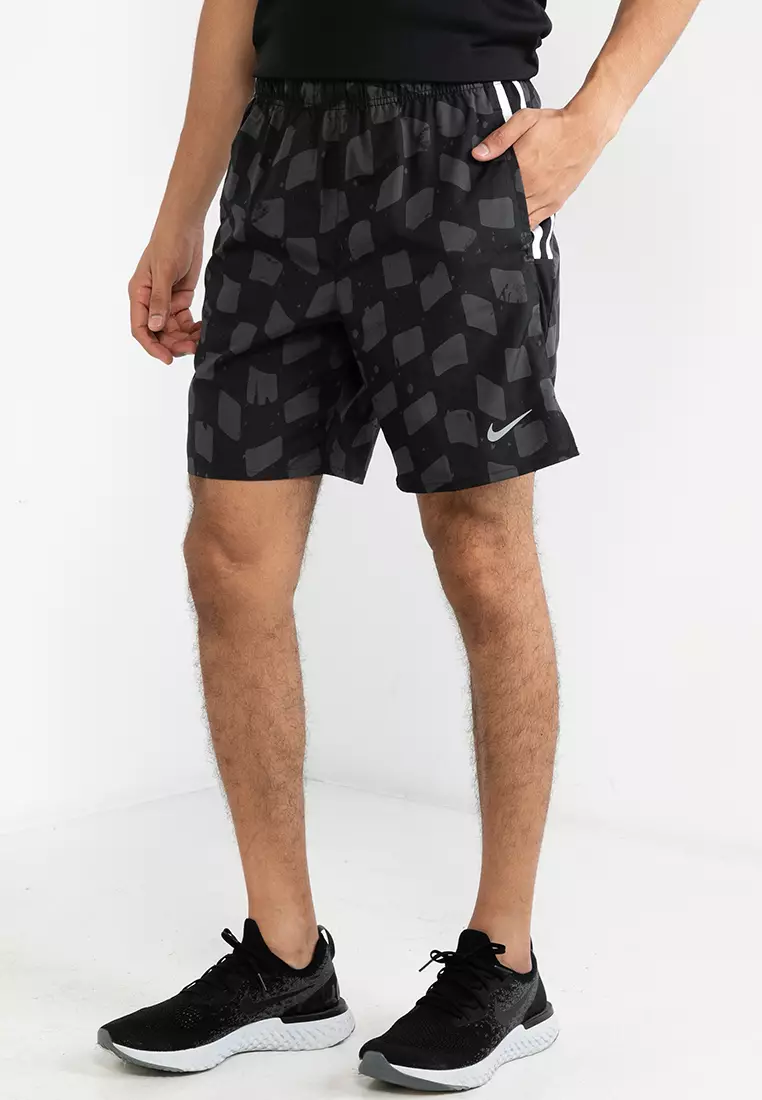 Buy Nike Dri-FIT Challenger Men's 7 (18cm approx.) Unlined Running Shorts  in Black/Black/Reflective Silver 2024 Online