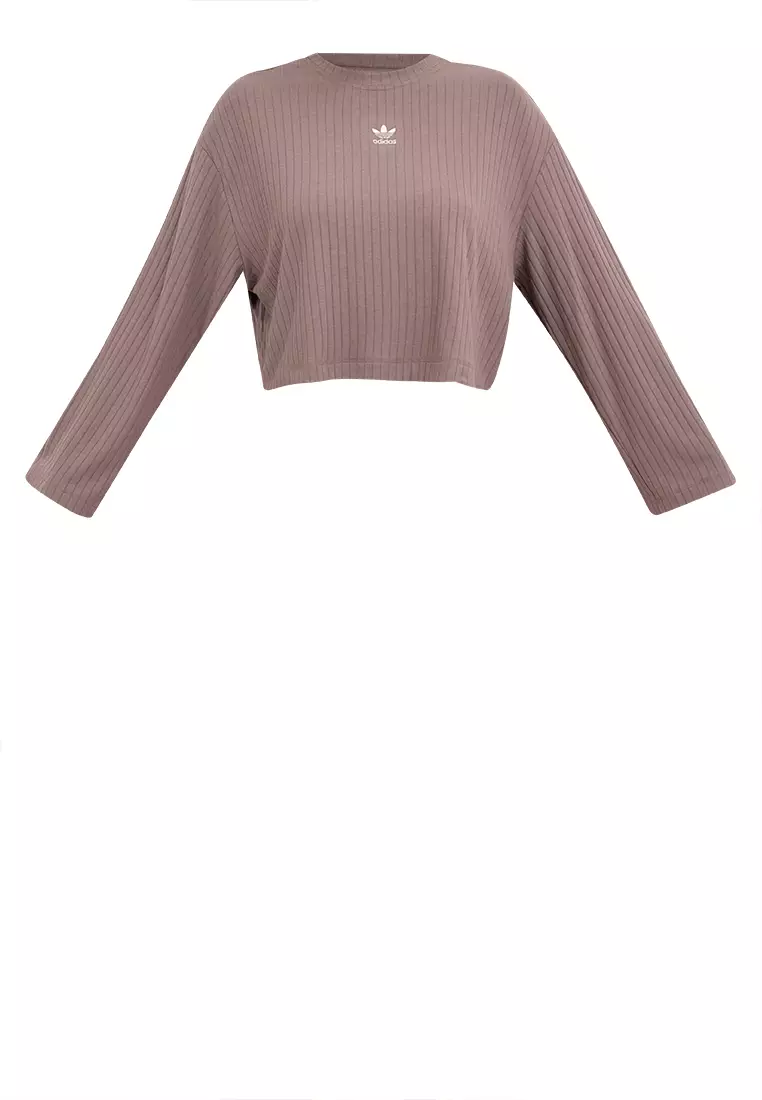 Essentials Wide Rib Long Sleeve Long-Sleeve Top