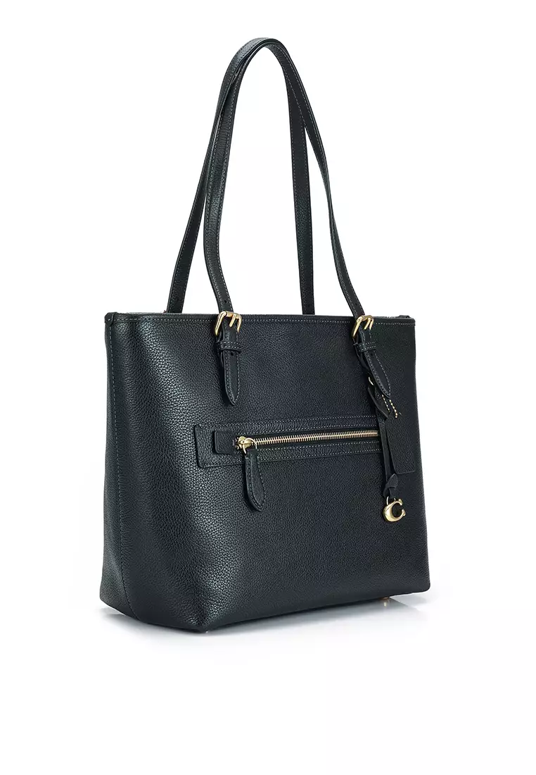 Coach taylor tote online in pebble leather