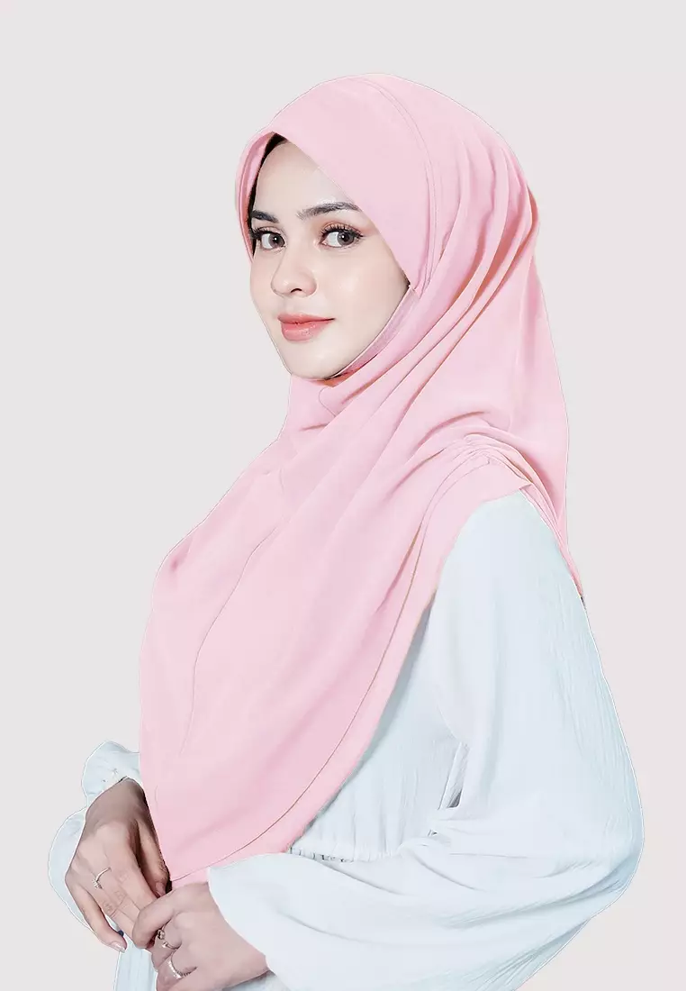 HIJAB INSTAN IRISH - BABY PINK