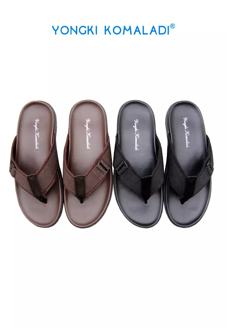[ ORIGINAL ] YONGKI KOMALADI SANDAL OL-ESRF468-23 HITAM
