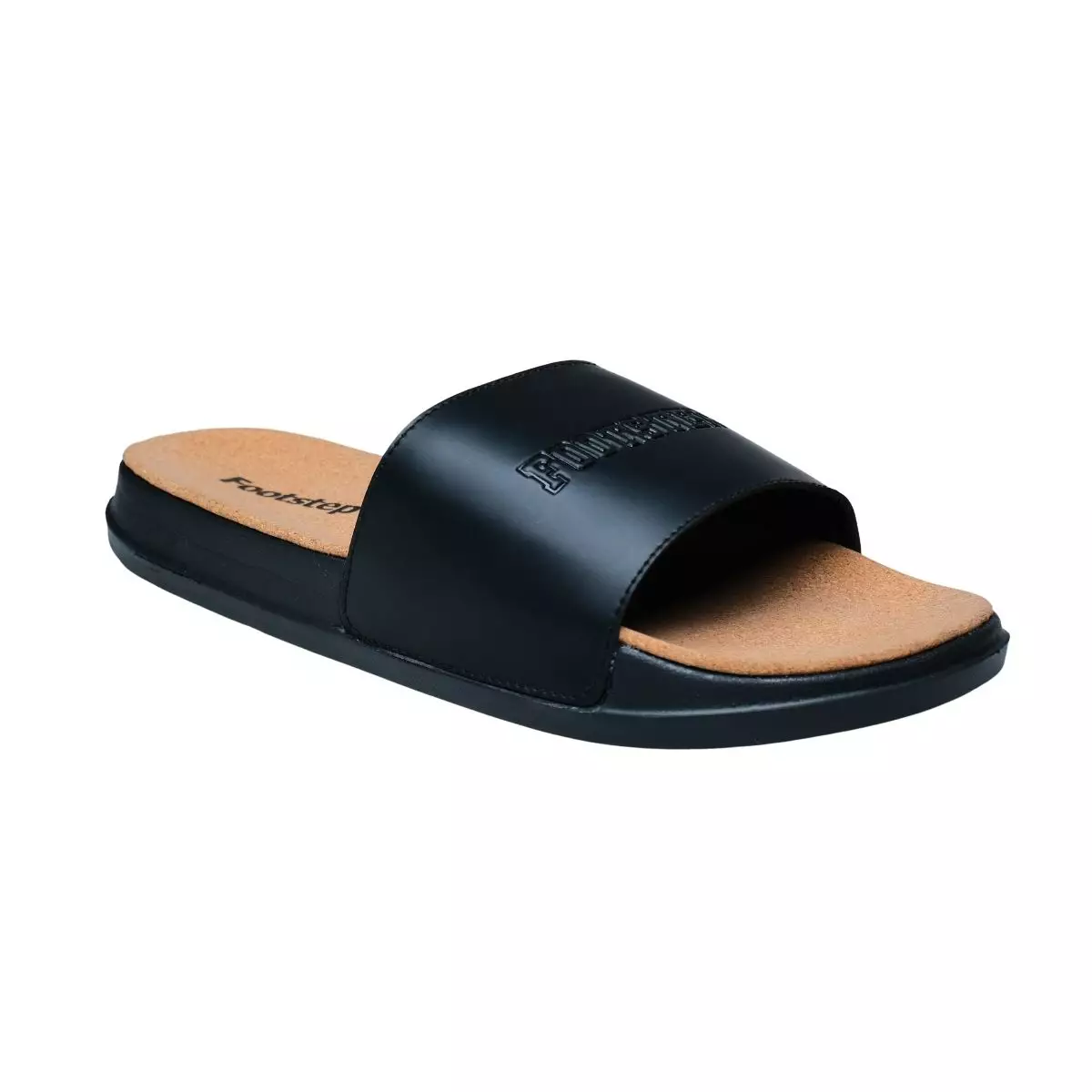 Footstep Footwear Sandal Pria Slide Shelby Full Black Original Sandal