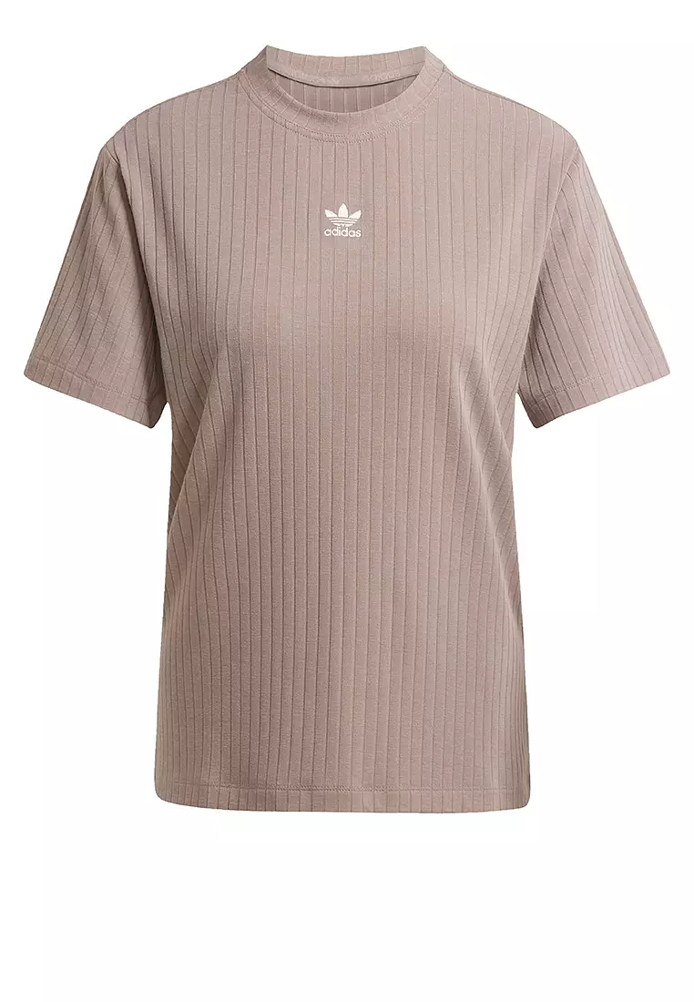 Buy ADIDAS Essentials Wide Rib T-Shirt 2025 Online ZALORA