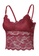 SMROCCO Women Lace Tube Top Camisole TB9080 (Maroon) D2D42US2355597GS_2