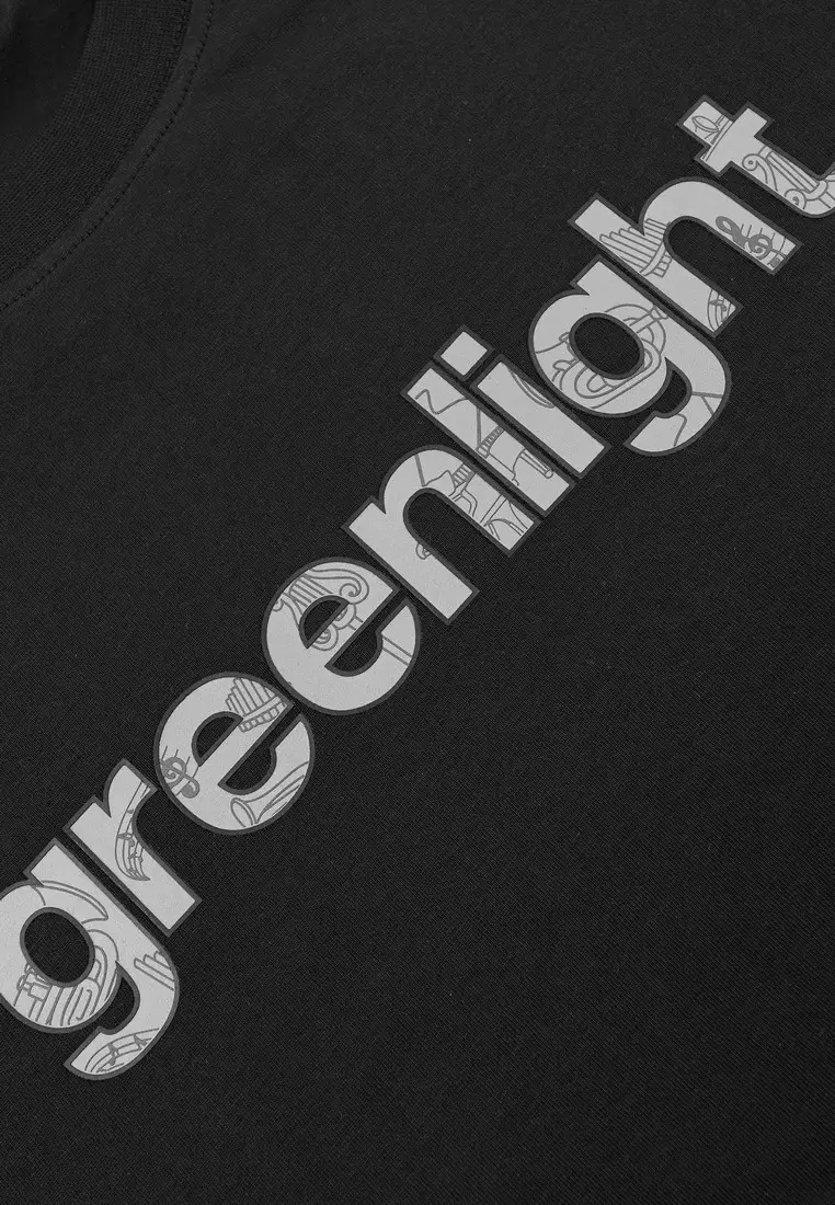 Greenlight Men's T-Shirt Short Sleeve Regular Fit Cotton Musical C091025