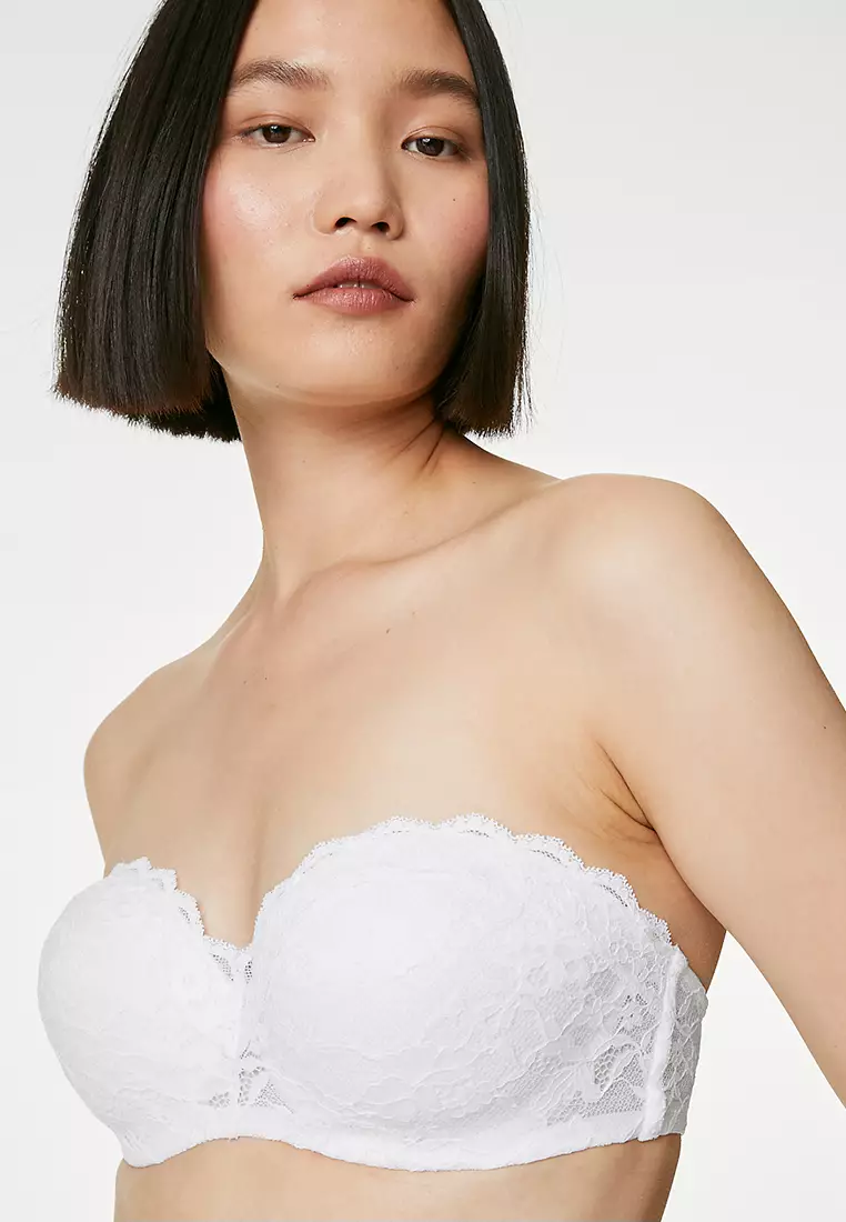 Lace Wired Bandeau Bra