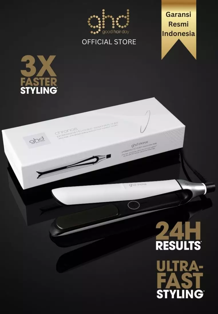 ghd Chronos HD Motion Styler White - Catokan Pelurus Rambut