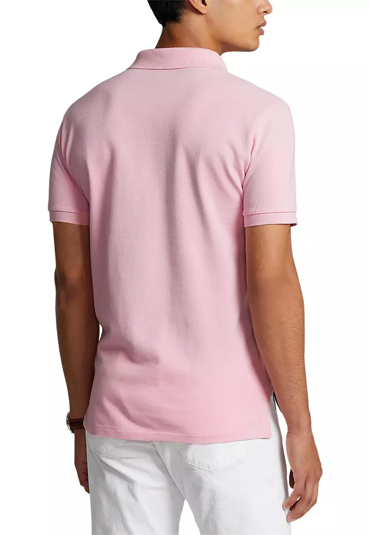 Slim Fit Mesh Polo Shirt