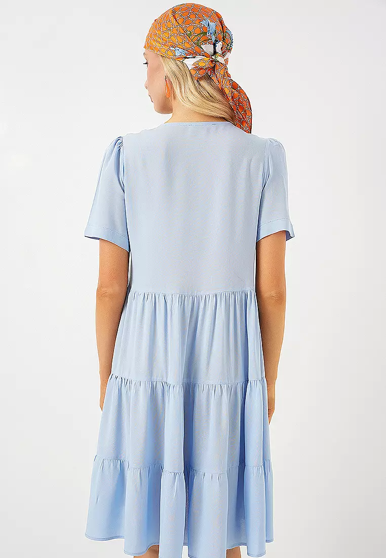 Viscose Knee Length Dress