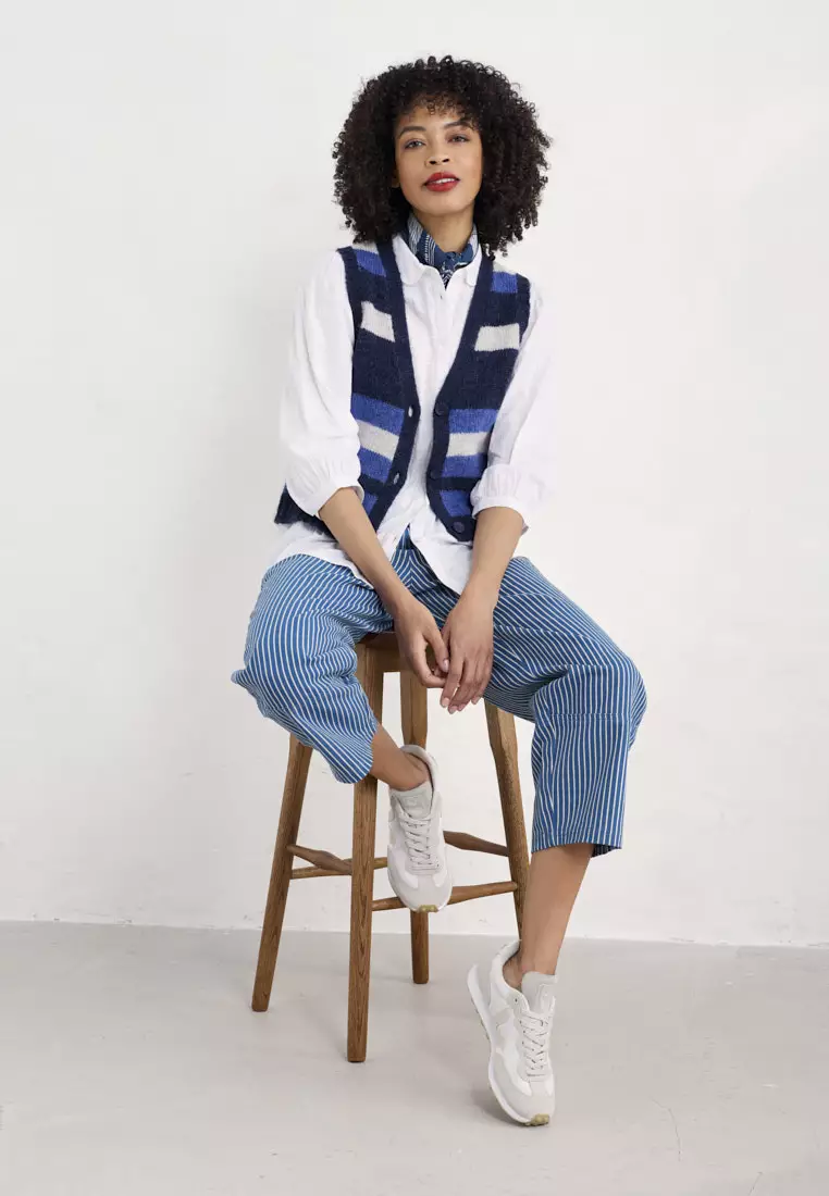 Seasalt Cornwall Blue Painter Vest