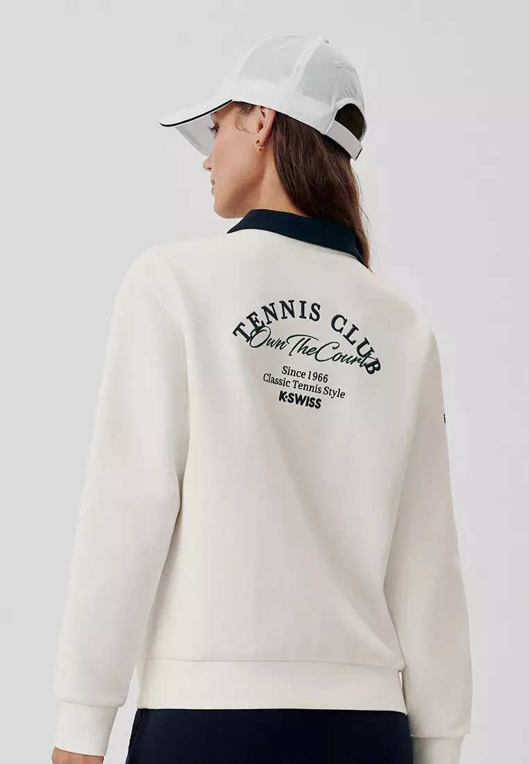 女裝 TENNIS CLUB LOGO 寬鬆 POLO 衛衣