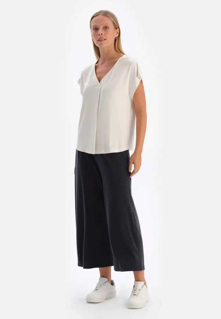 Black Trousers, Regular, Long Leg, Loungewear for Women