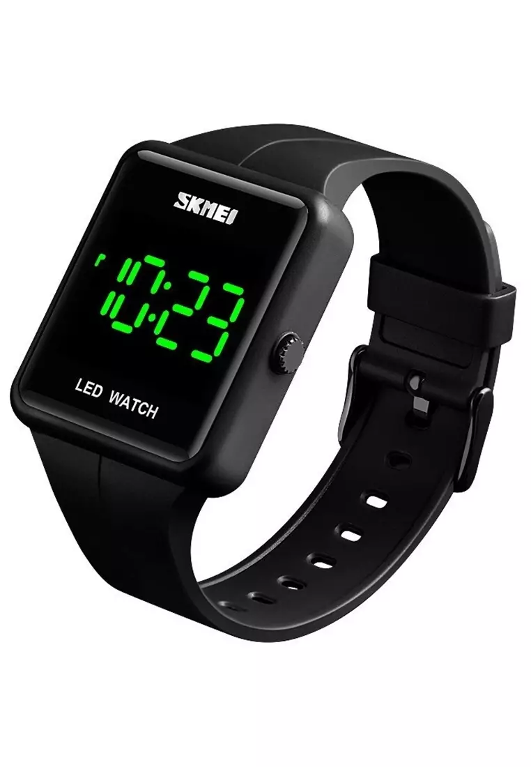 Jam Tangan Casual Digital Pria Water Resistant 30m Strap Tali Material Silicone AZ12 ORIGINAL
