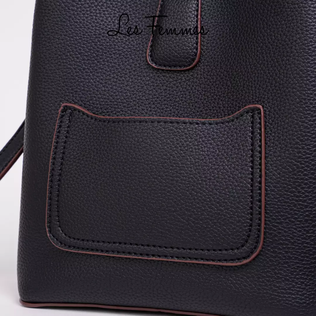 Les Femmes Kallen Bag Tas Selempang Wanita G349 210912 - Colour BLACK