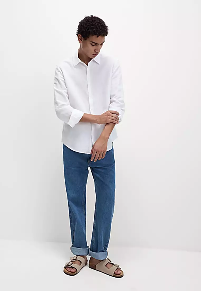 Cotton Linen Blend Shirt
