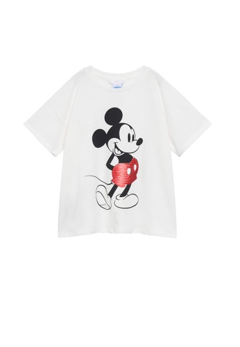 MANGO KIDS white Reversible Sequins Mickey T-Shirt 3C829KA308518CGS_1