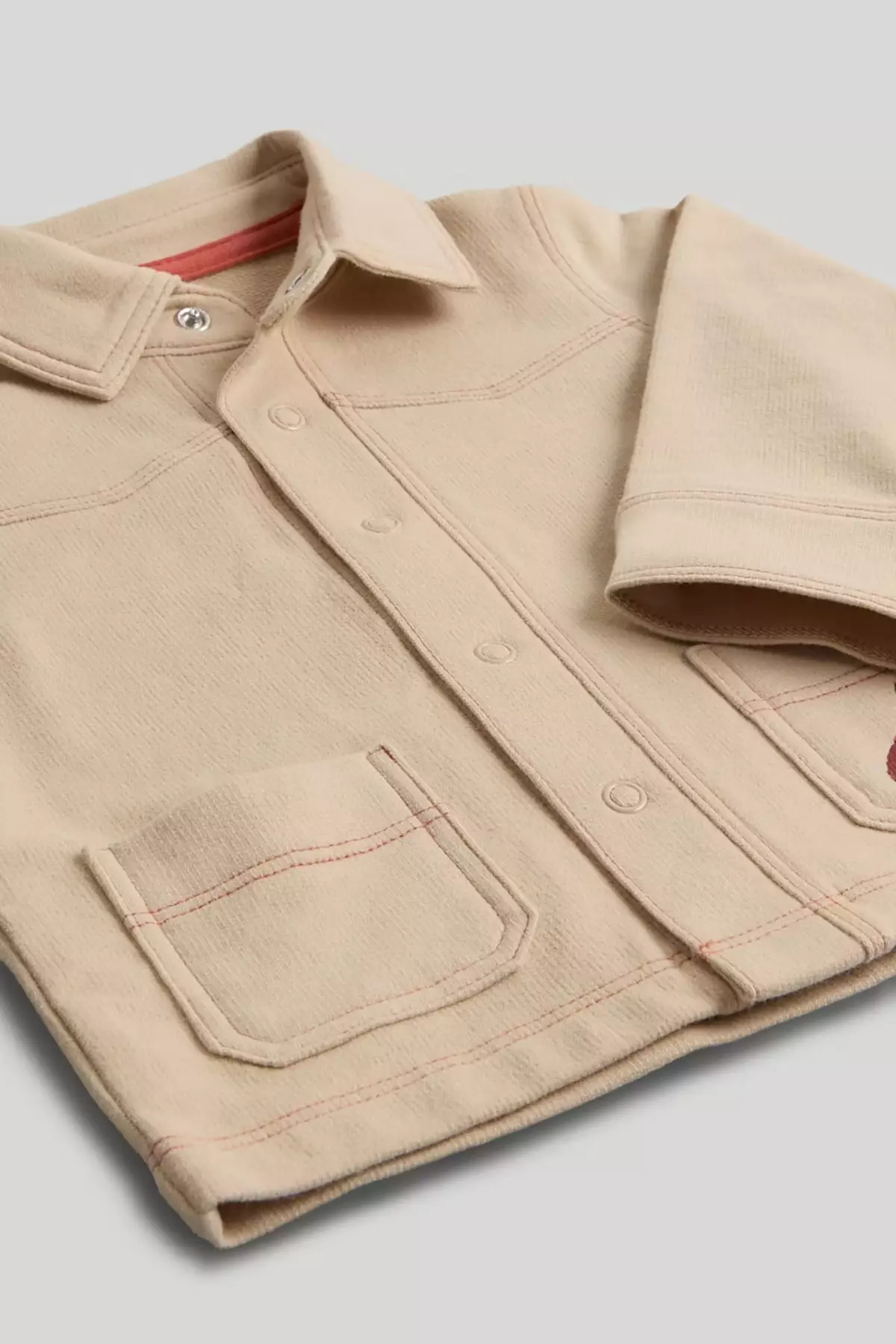 Mothercare Tan Shacket - Jaket Bayi Laki-laki (Cokelat)