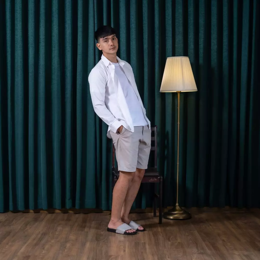 Sandal Pria Cogen Sendal Slop CRC Series - CRC Grey