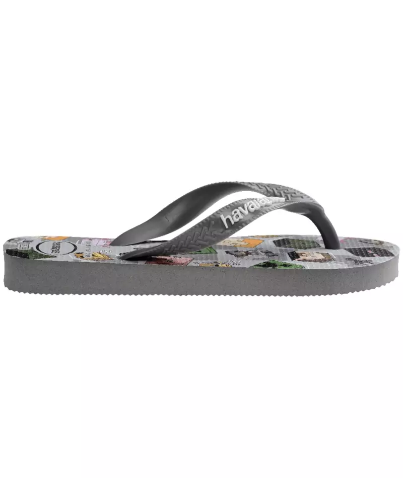 Havaianas 5178 Kids Minecraft Steel Gray - Sandal Anak