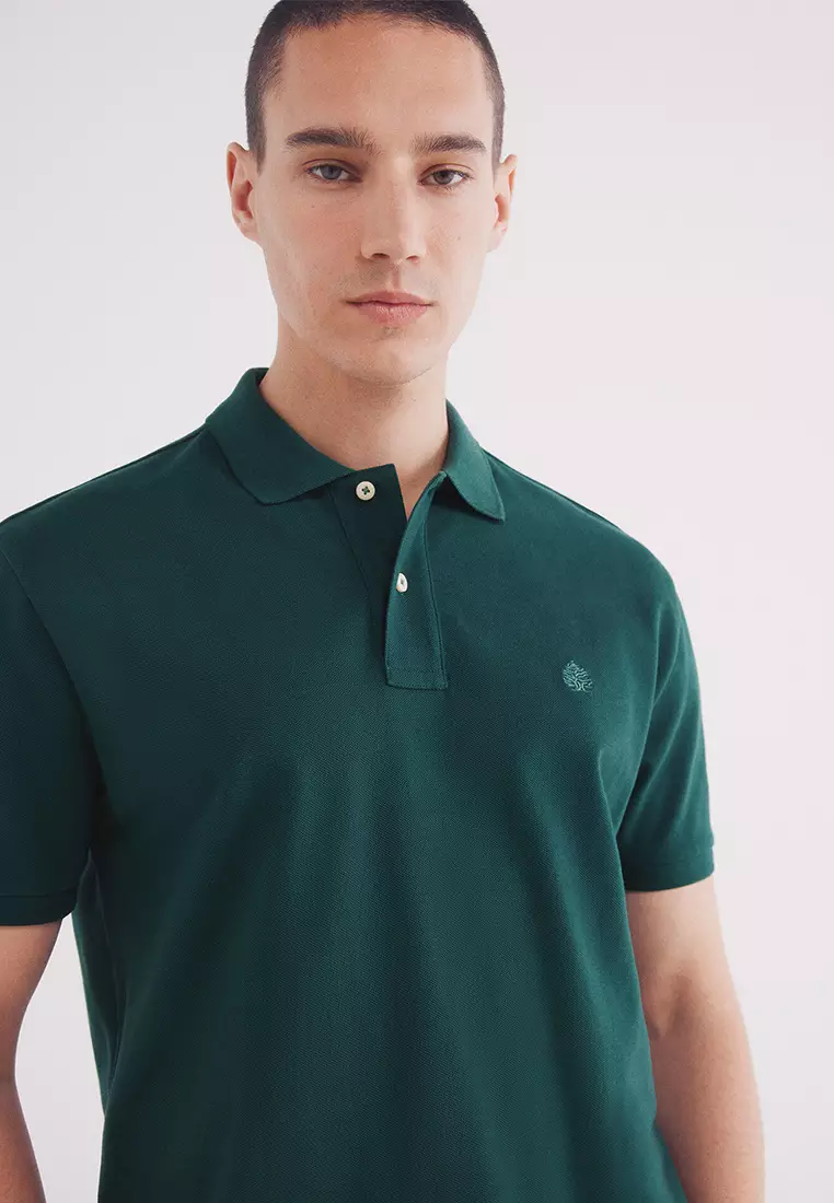 Buy Springfield Essential Regular Fit Piqué Polo Shirt 2026 Online ...