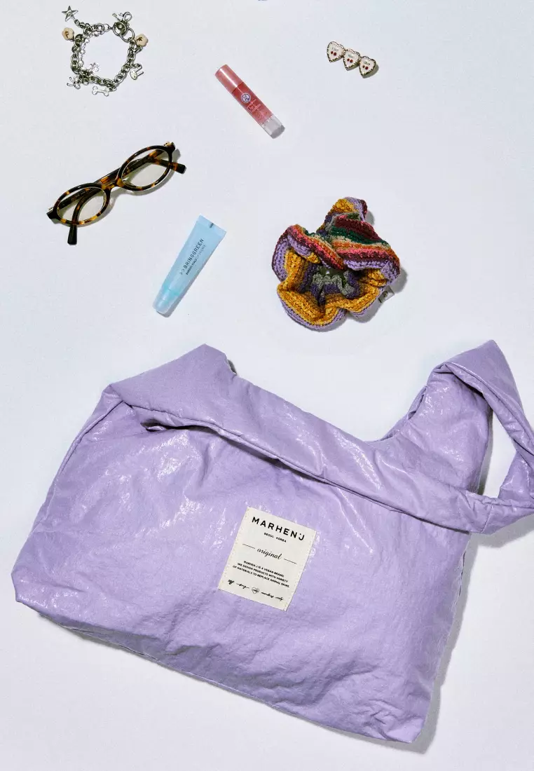 DEWY Nylon Shoulder Bag Lavender