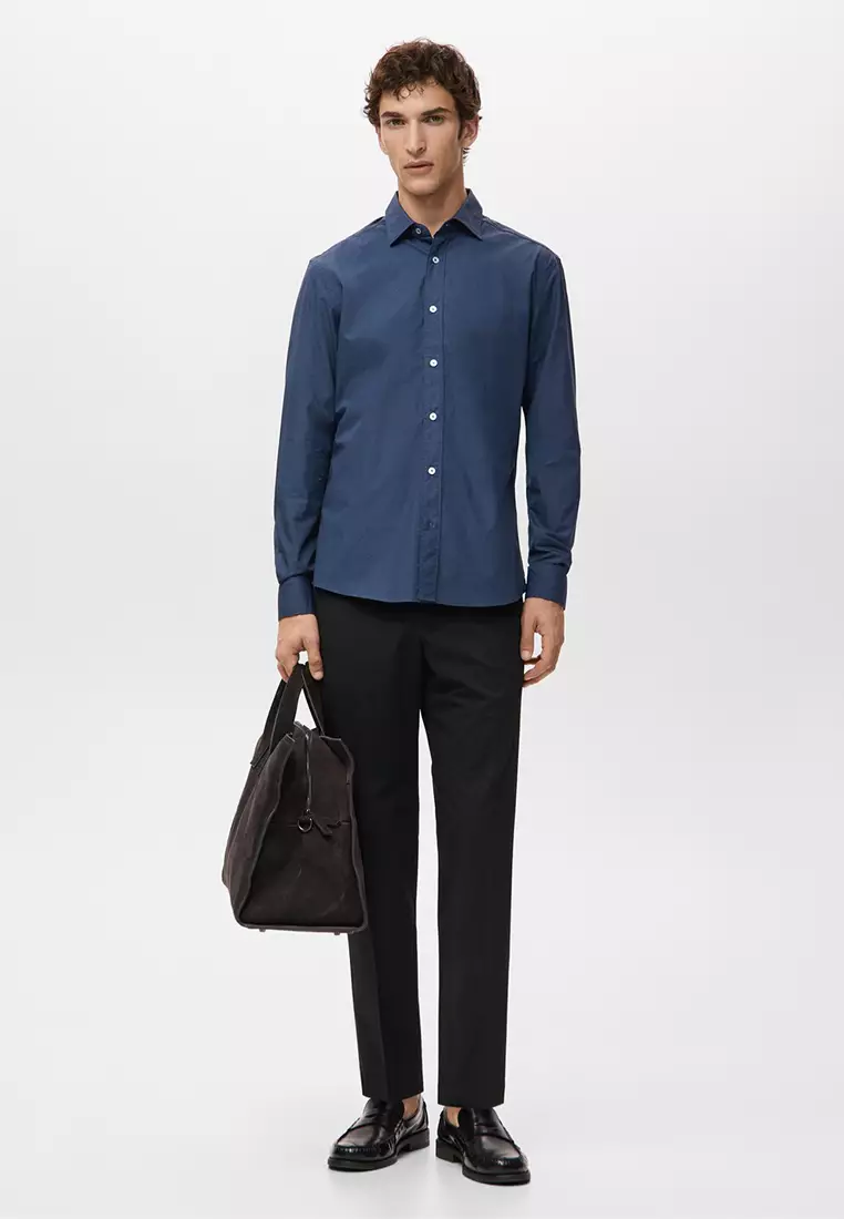 Regular-Fit 100% Cotton Shirt