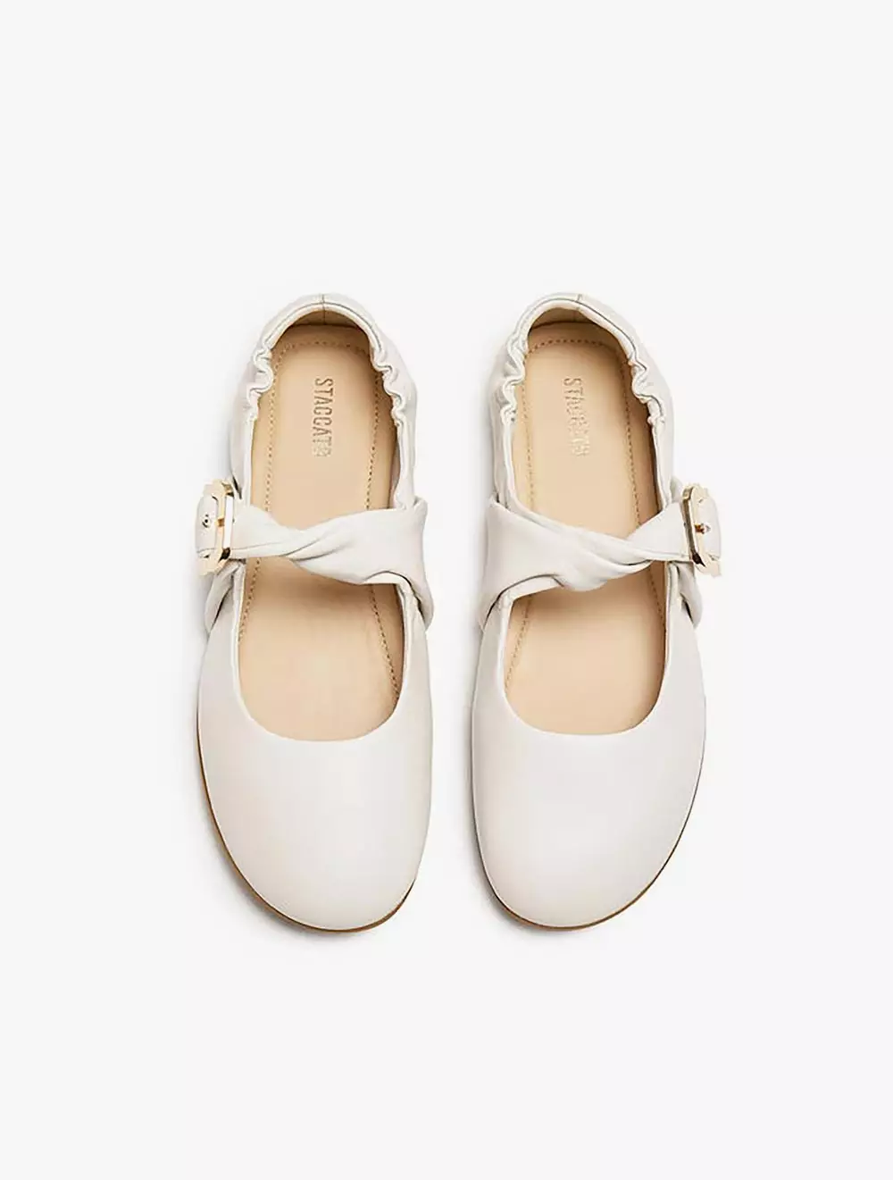 Staccato EG709-WHT Women's Flats - White