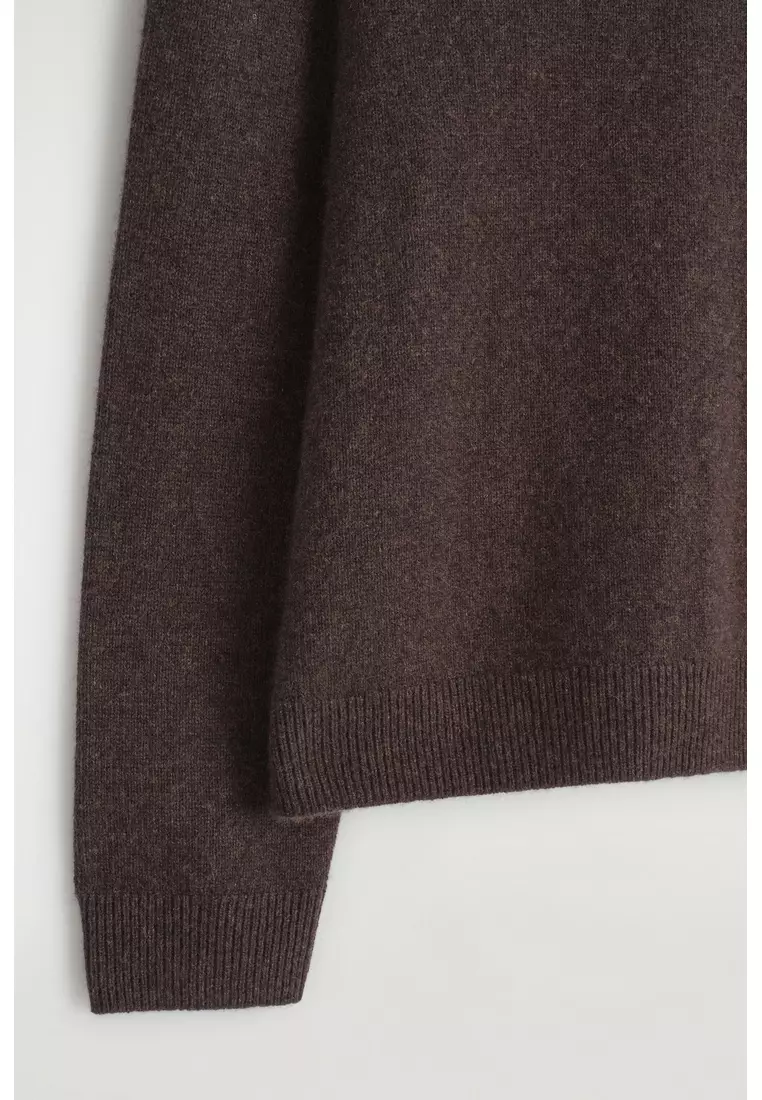 CASHMERE CREW-NECK JUMPER