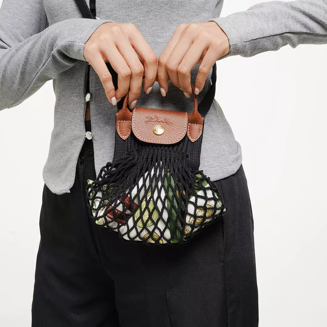Le Pliage Filet Mesh Bag XS - Black