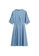Hopeshow blue Faux Satin Dress with Sash B8522AA0FAE9C2GS_6
