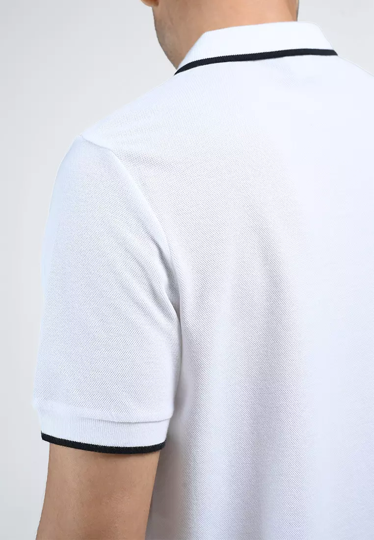 MOC Kaos Polo Lengan Pendek Pria COLTON-WHITE