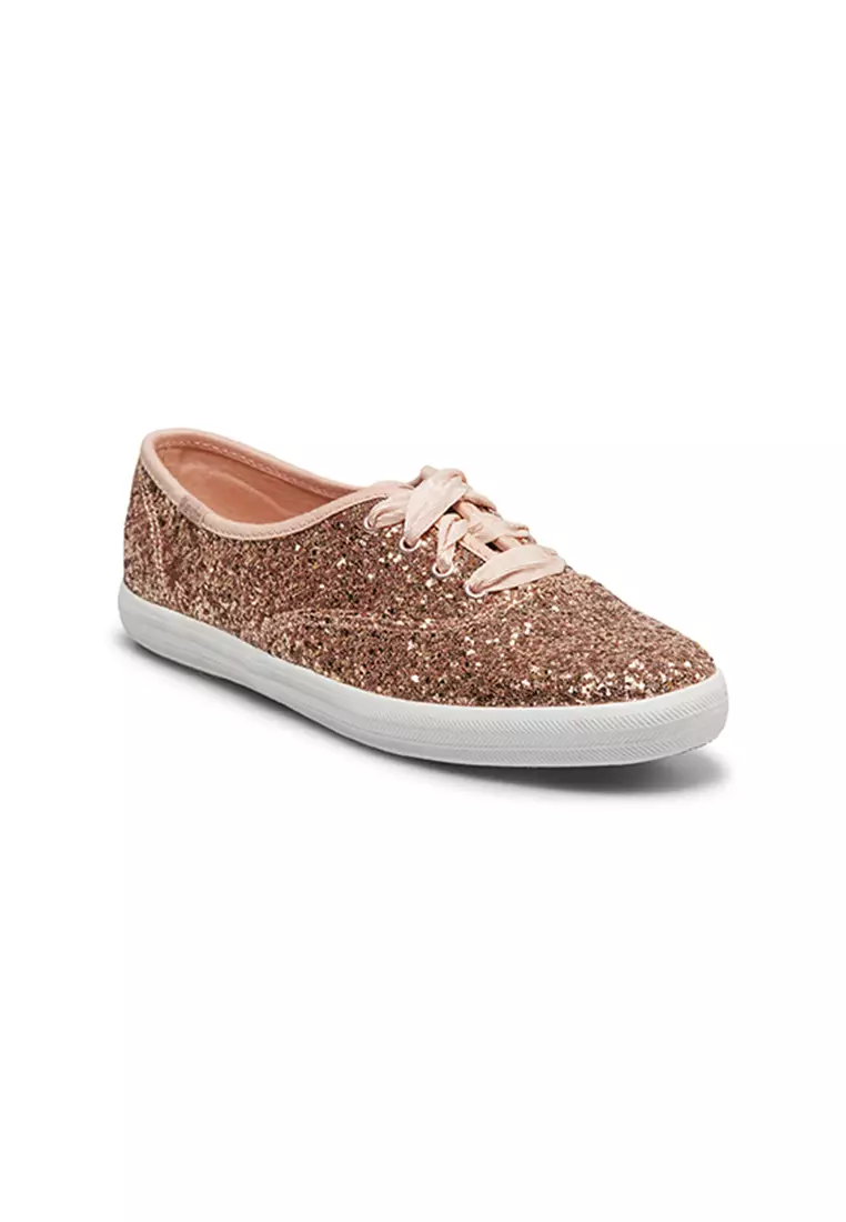 Women's Champion Glitter Celebration Sneaker Rose Gold (WF66847)