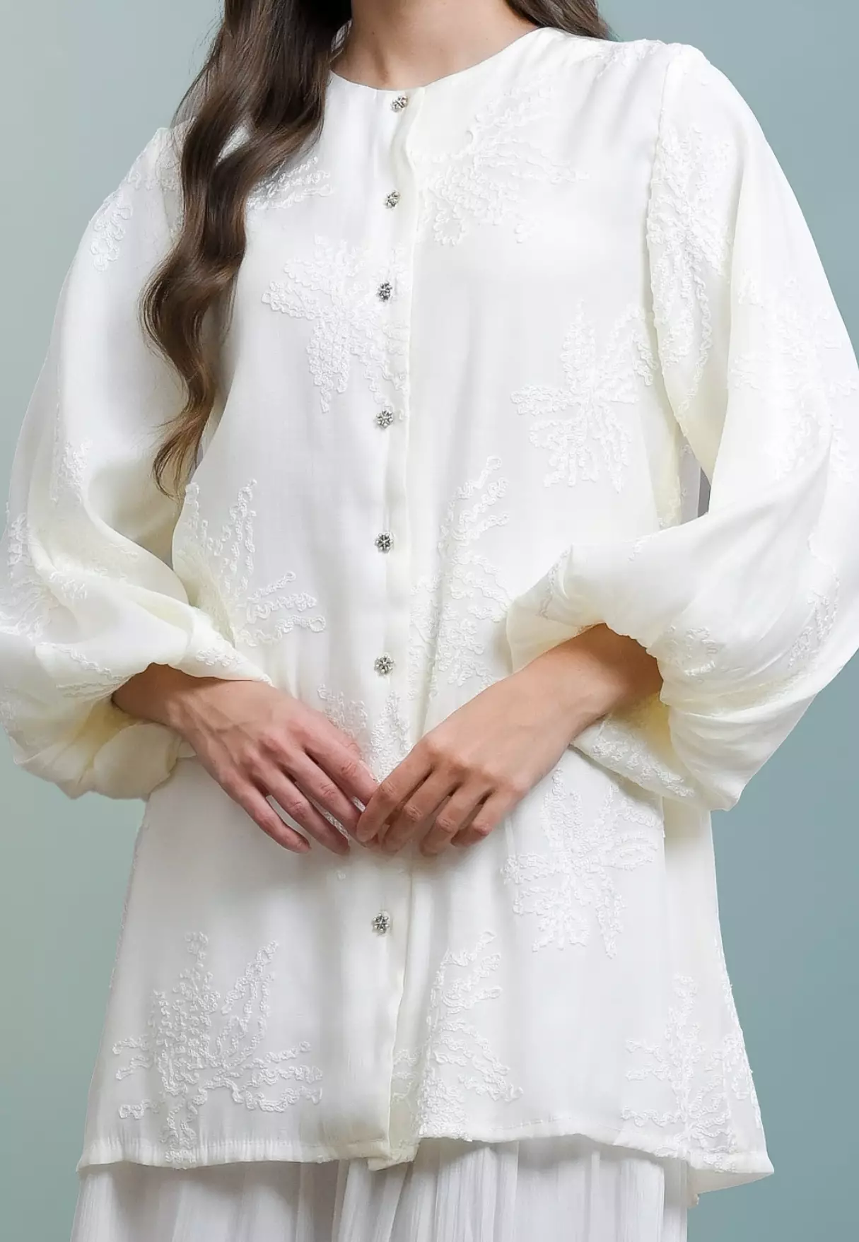 Sena Blouse - Pearl
