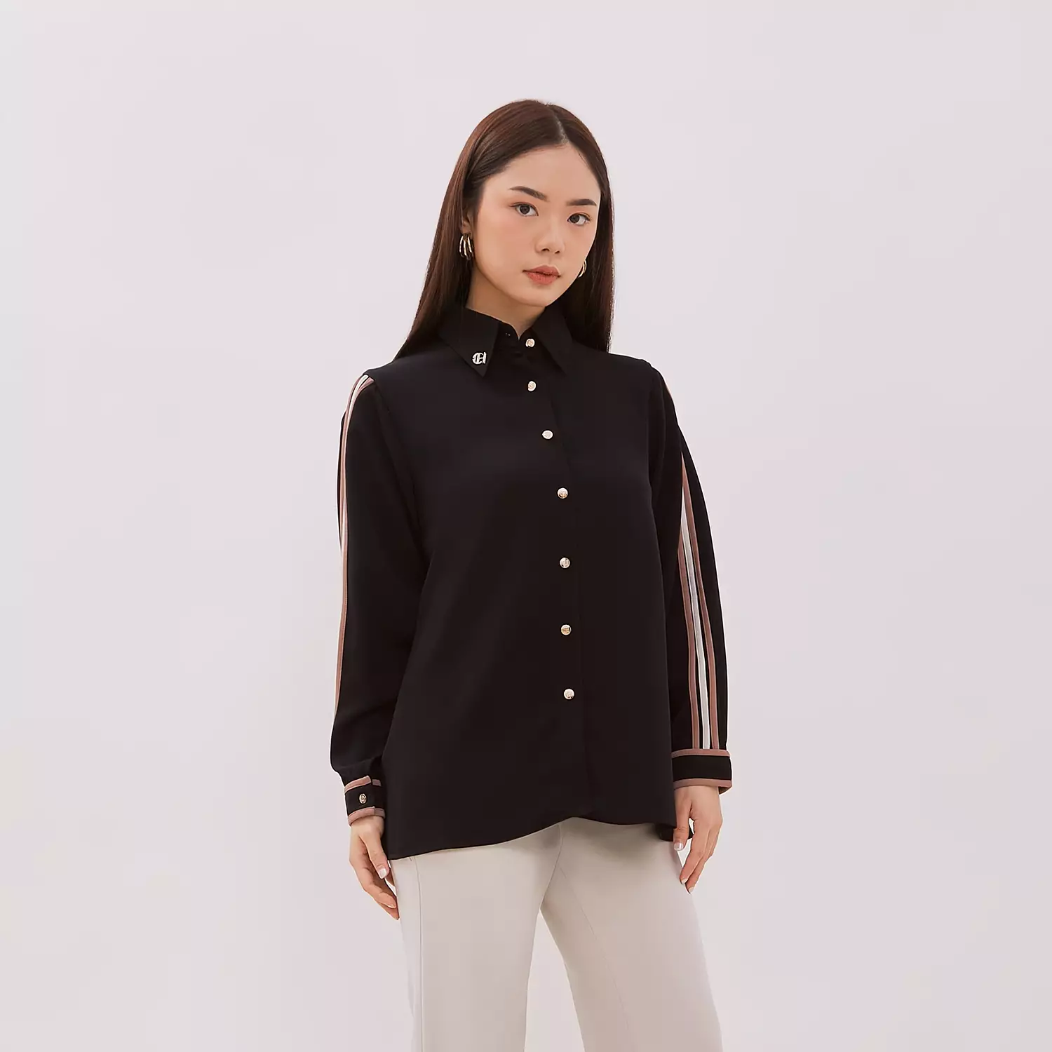 Chanté - Gayana Shirt in Black